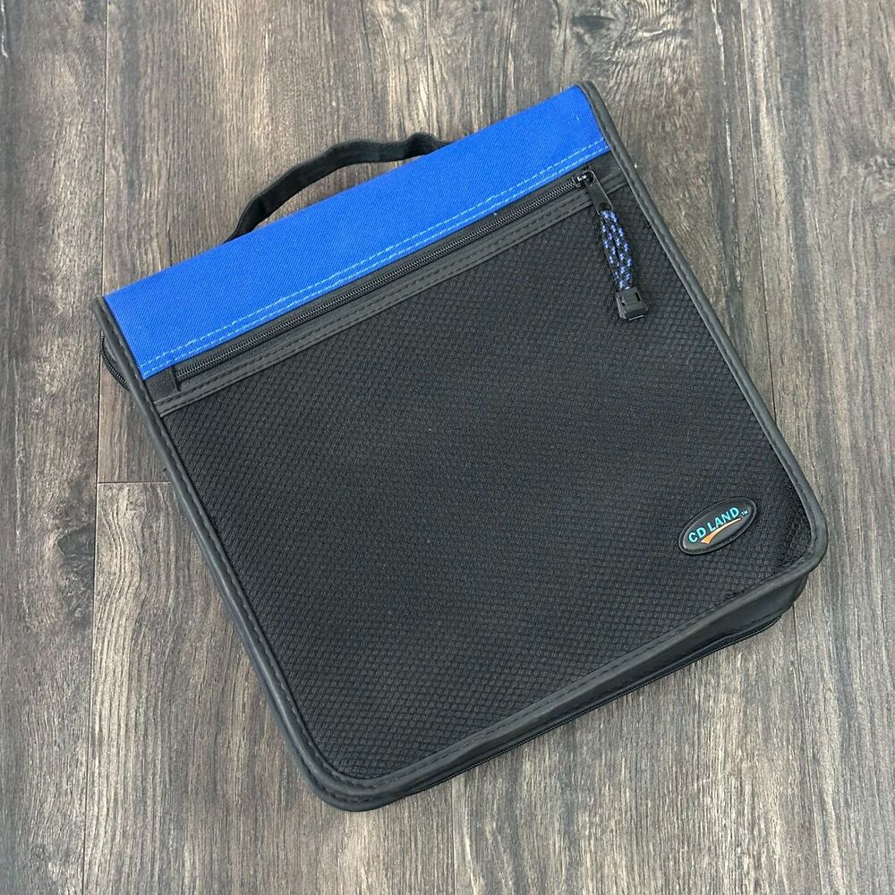 Y2K CD Land Universal Disc Binder Storage Case CD DVD Holder 128 Slots, 16 Pages